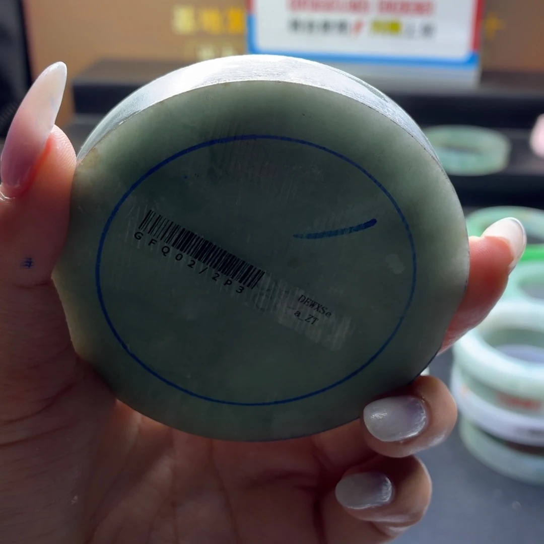 金***叔定制翡翠未镶嵌翡翠手镯