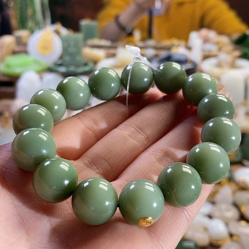 【闪购商品】和田玉手串14mm未镶嵌