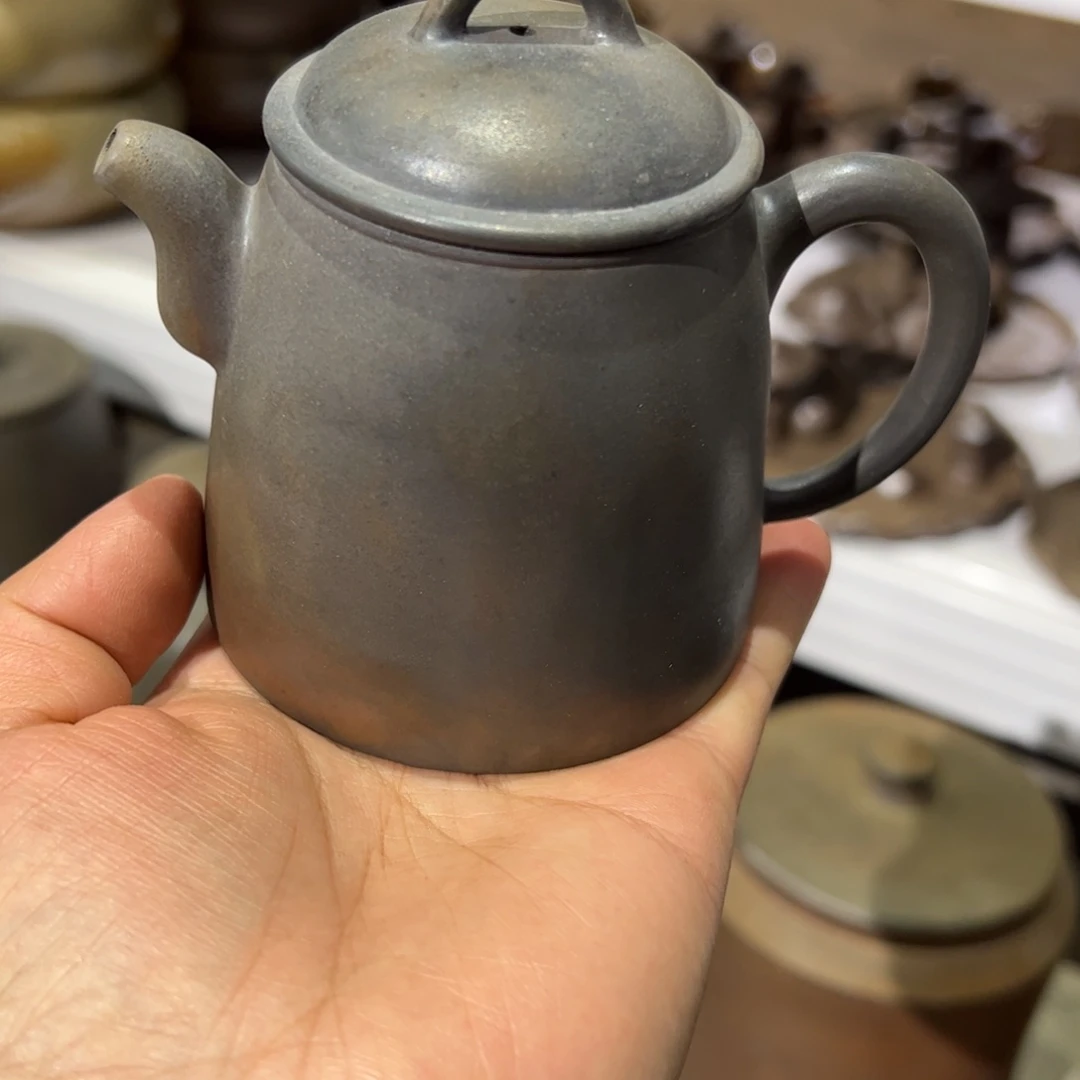 贵台龙窑柴烧茶壶A76理*
