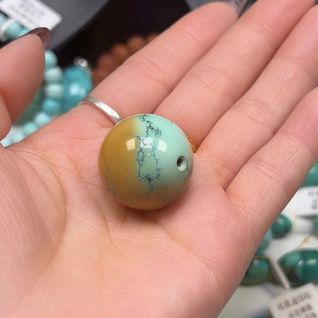 绿松石珠宝奇石未镶嵌松**途