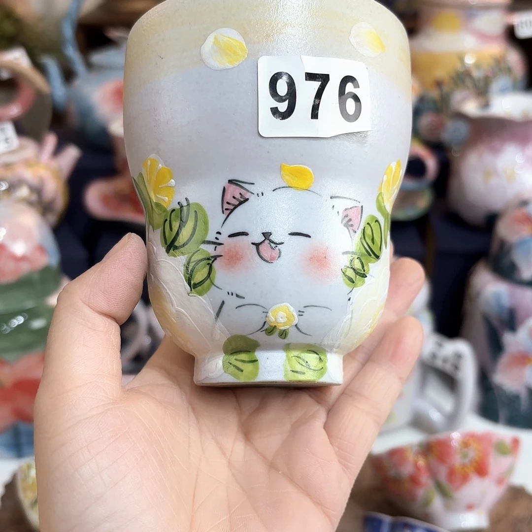 景德镇手绘高温釉下彩陶瓷茶具