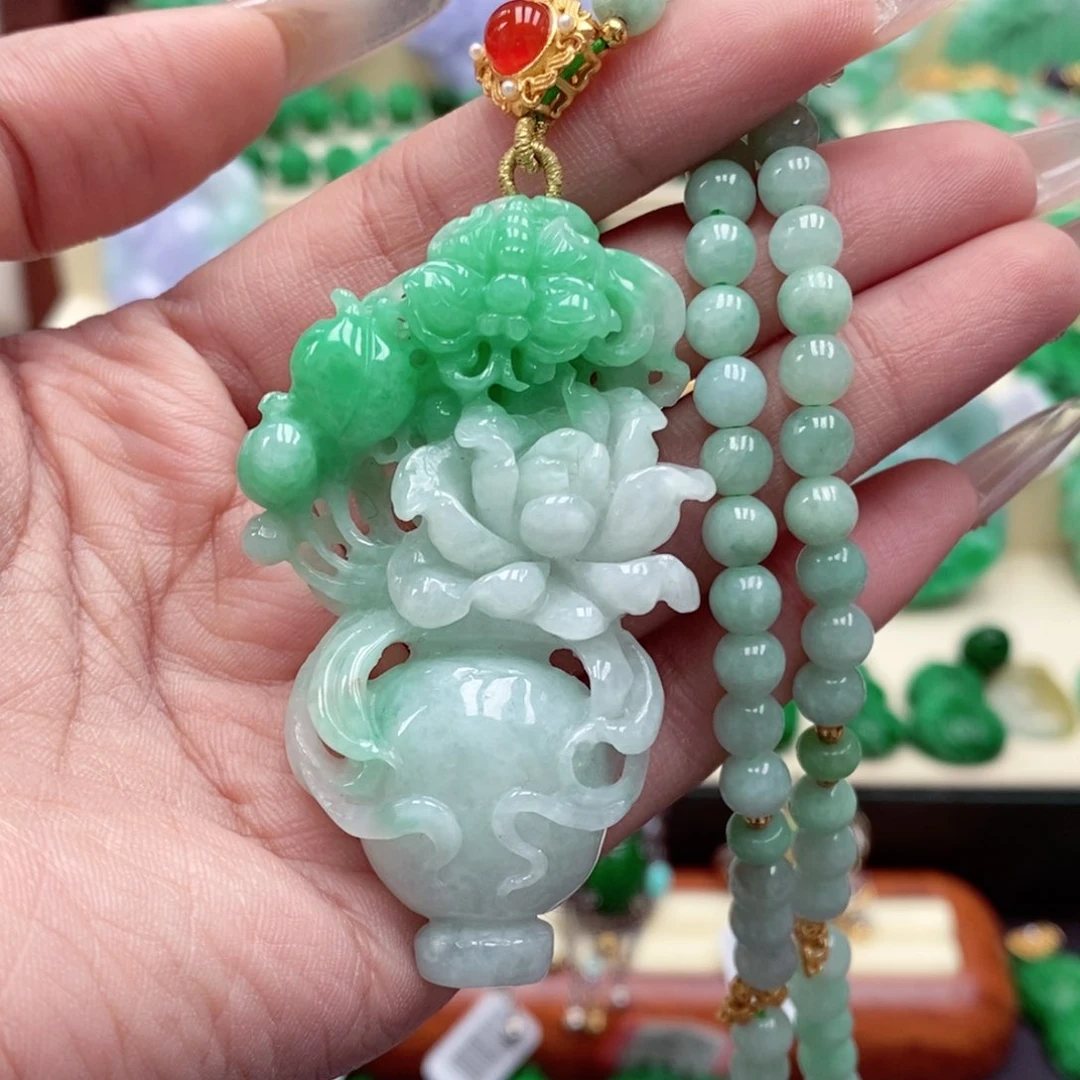 颈饰未镶嵌翡翠翡翠吊坠