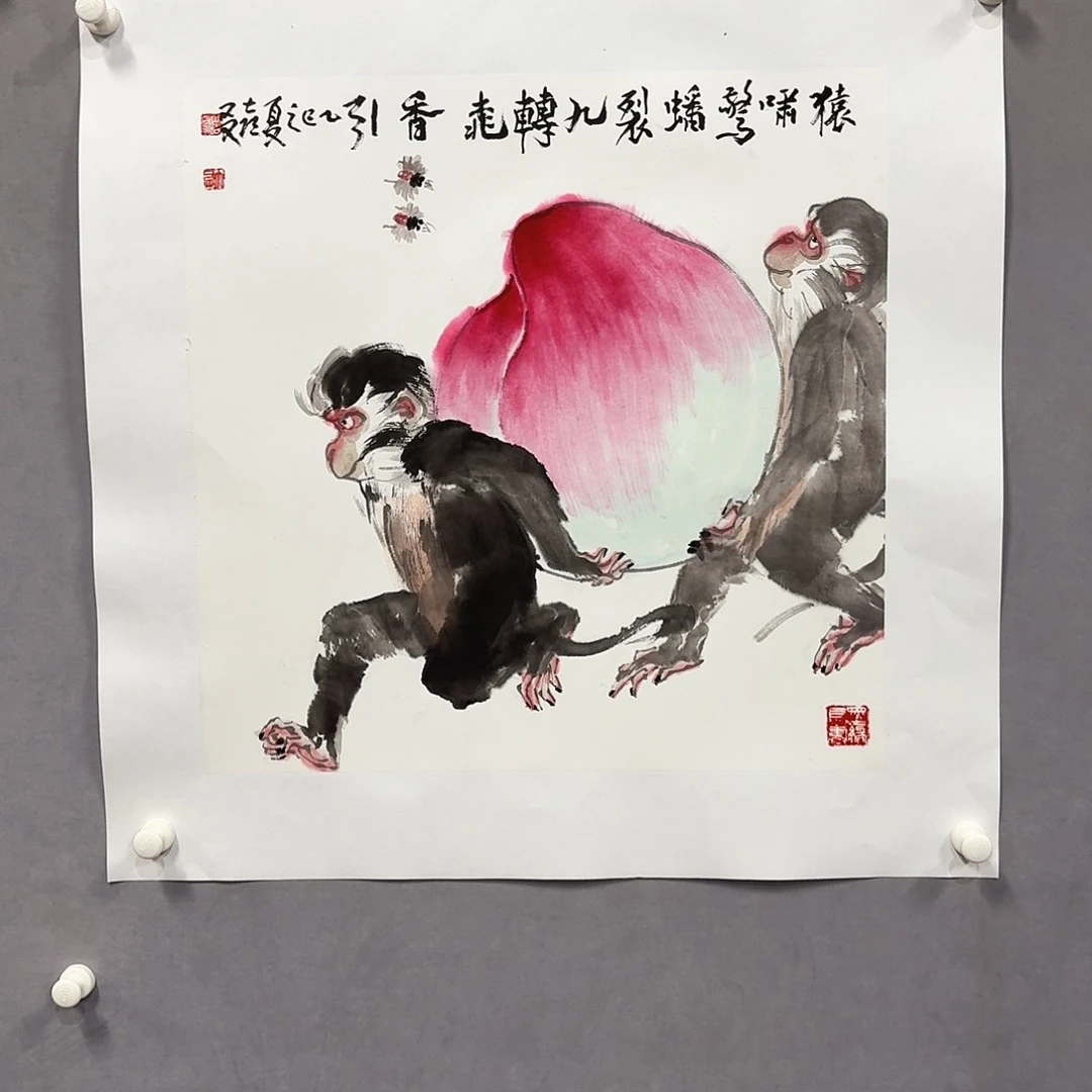 国画亲笔手绘放心去藏