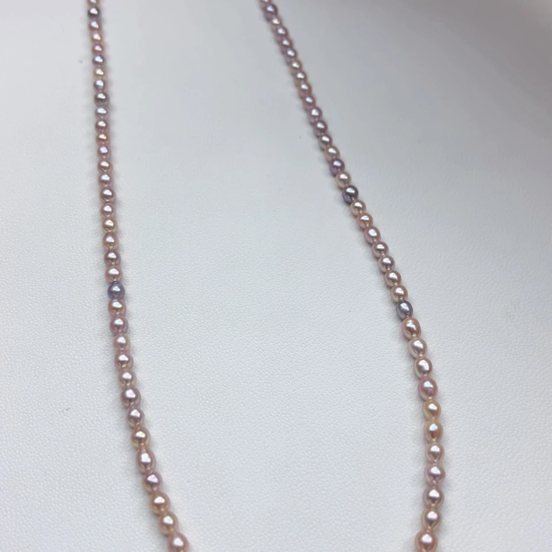 颈饰银S925镶嵌淡水珍珠