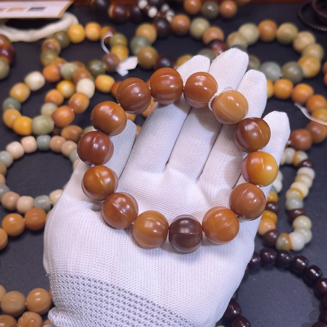 菩提根/象牙果吊坠焦糖鲨鱼背卡17中瑕