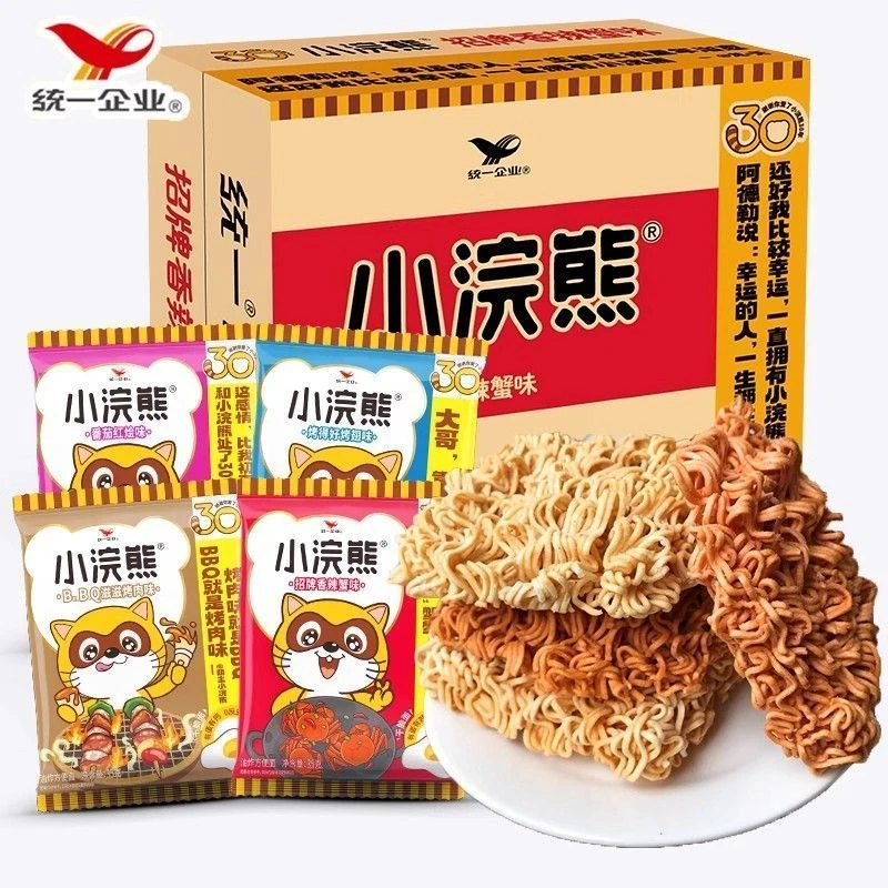 小浣熊干脆面干吃面方便面网红零食小吃休闲怀旧食品整箱装