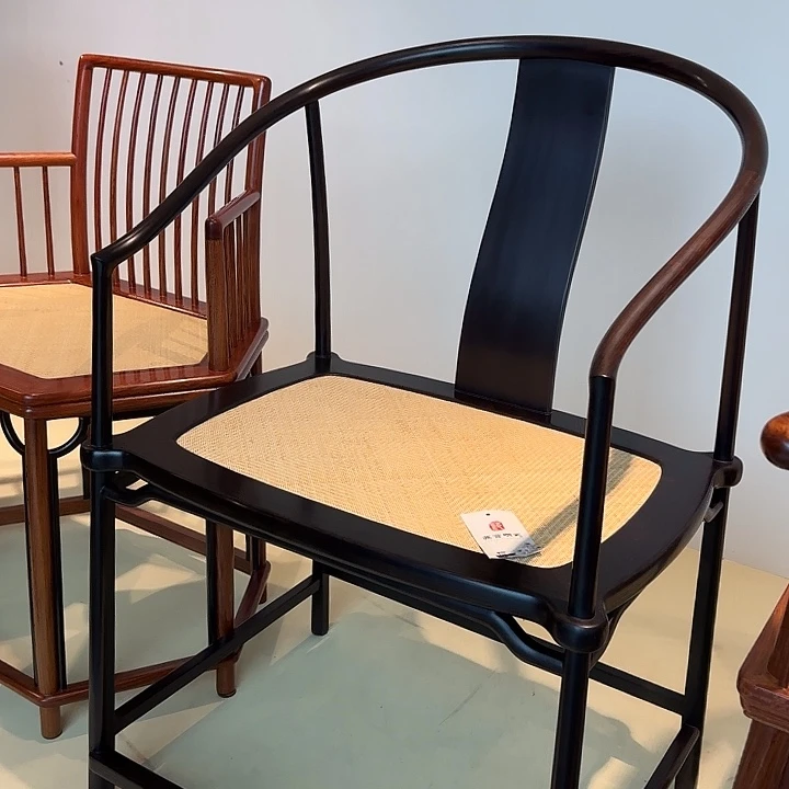 海****其它金属紫光檀圈椅