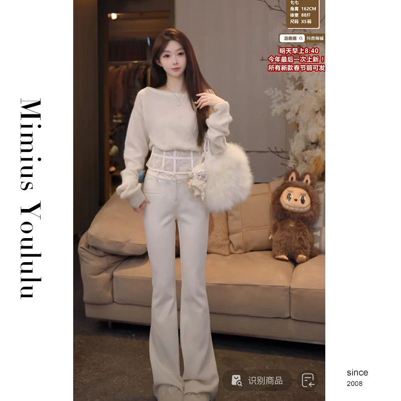 【mimius】&喵喵 超显瘦鱼骨收腰温柔针织衫汉服()WF12136