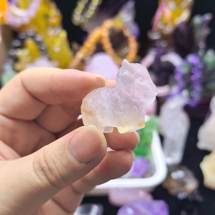 水晶摆件未镶嵌水晶摆件微瑕