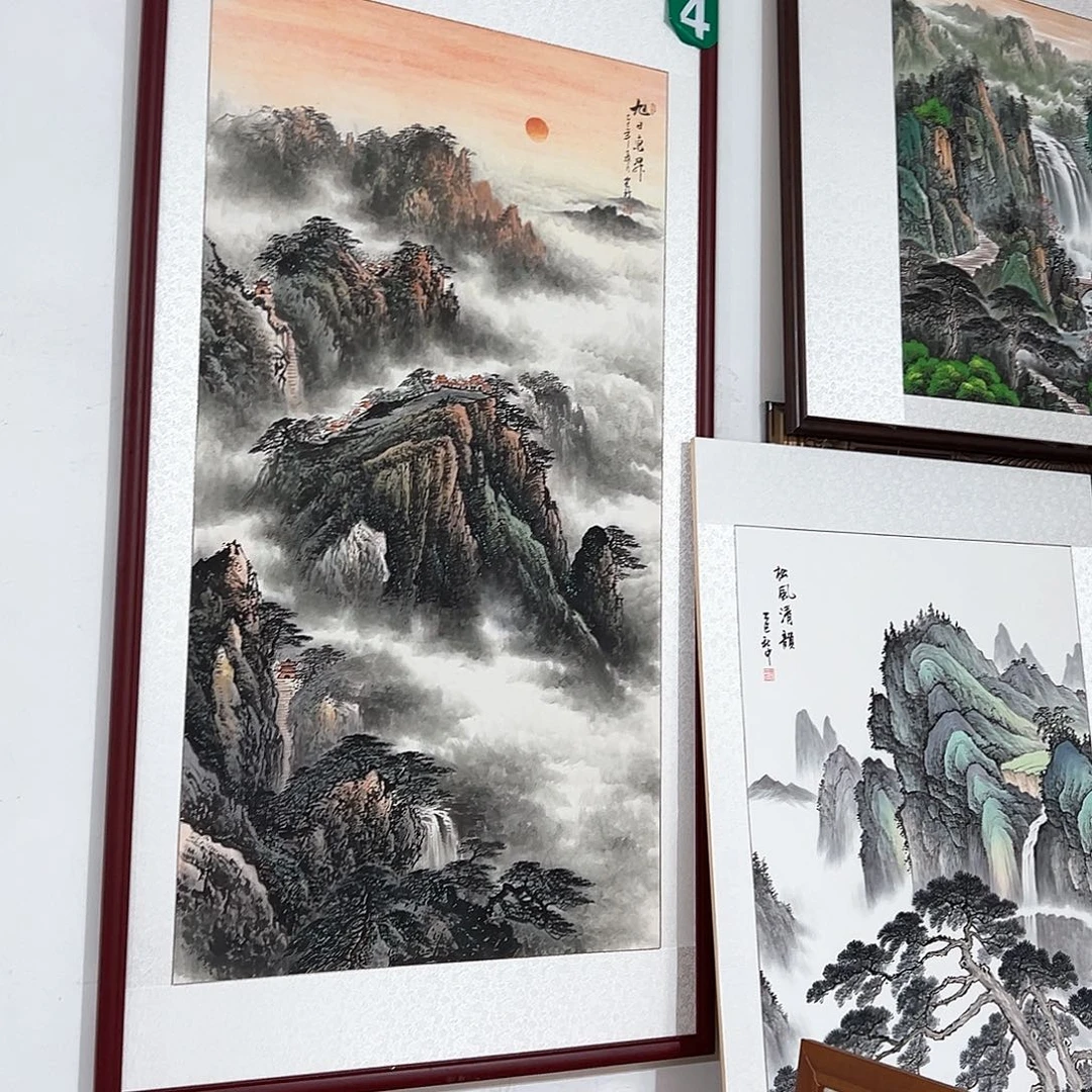 无***禅国画手绘保证假一罚万