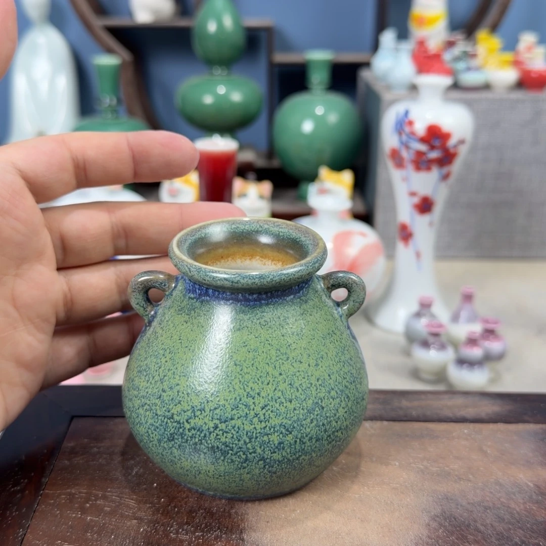 陶瓷手工小花器摆件