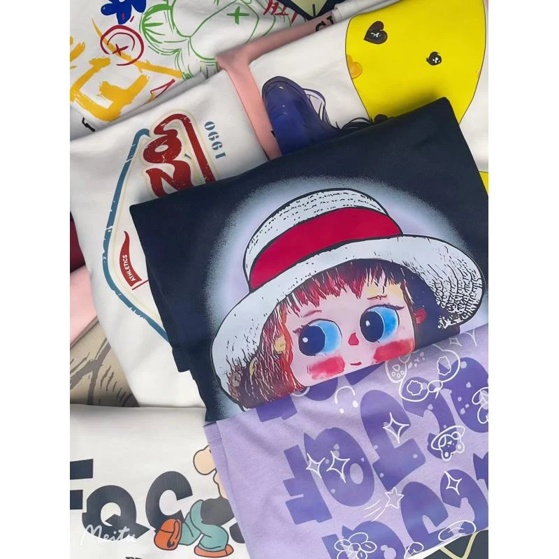 纯棉短袖【N601-N624】潮牌重磅夏季纯棉圆领T恤