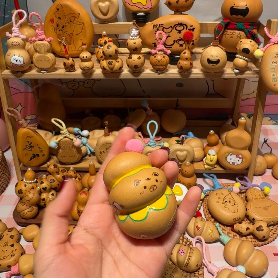 木面包葫芦彩绘 响籽