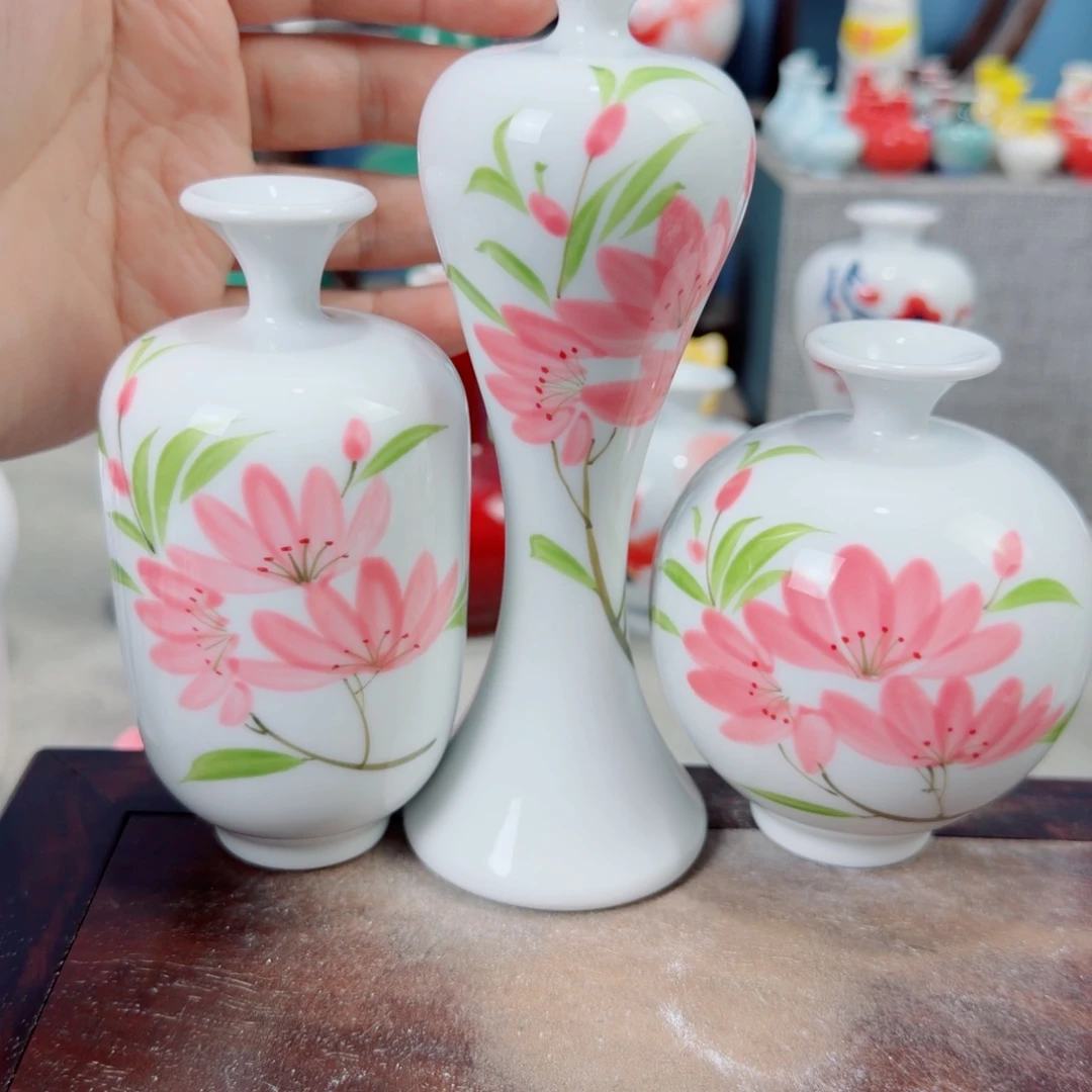 陶瓷手工小花器摆件