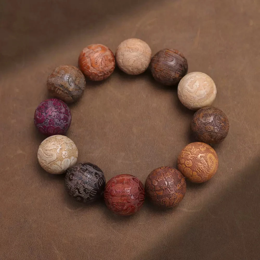 A-057龙凤呈祥多宝单圈手串（无礼盒）0397