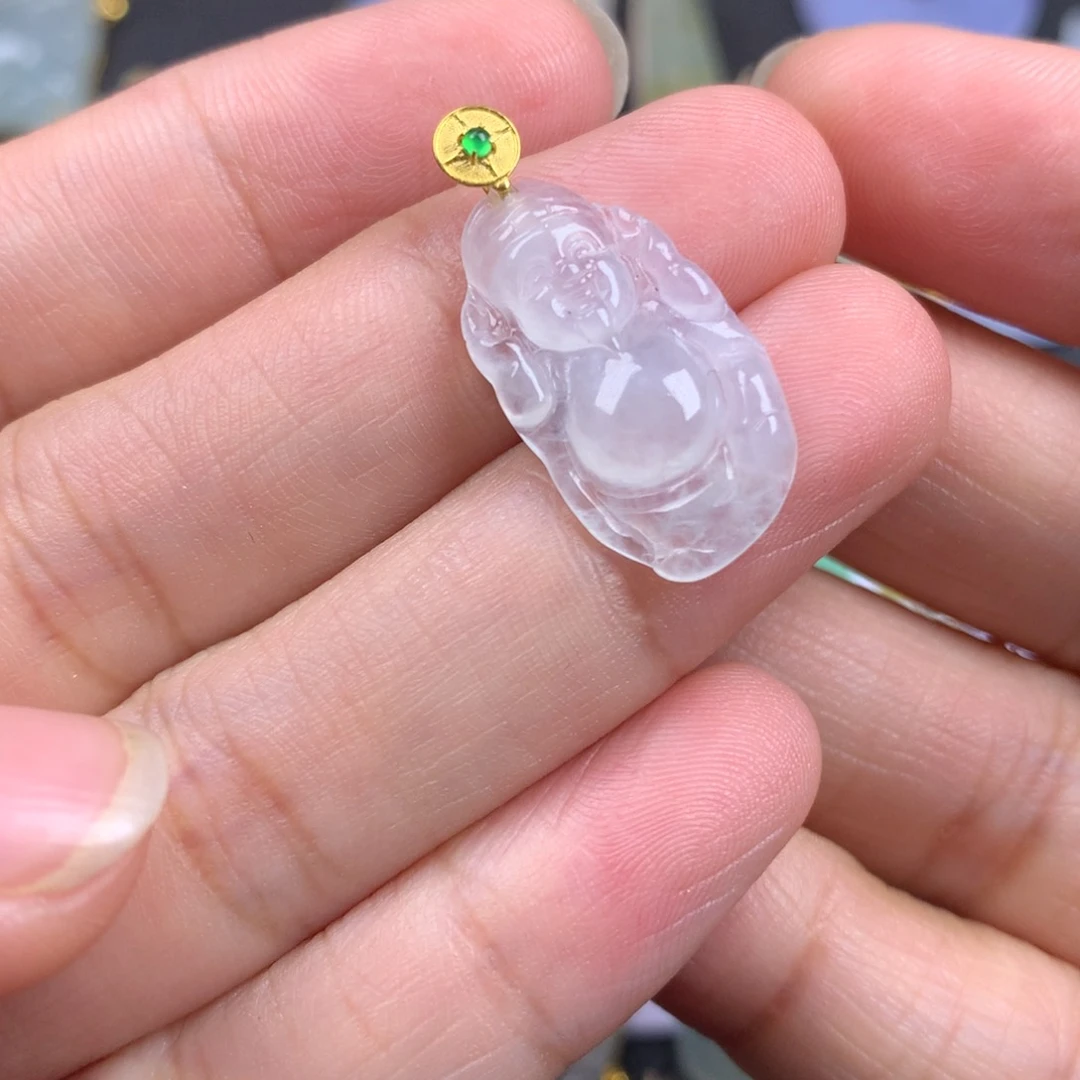 【闪购商品】翡翠18K金镶嵌颈饰翡翠