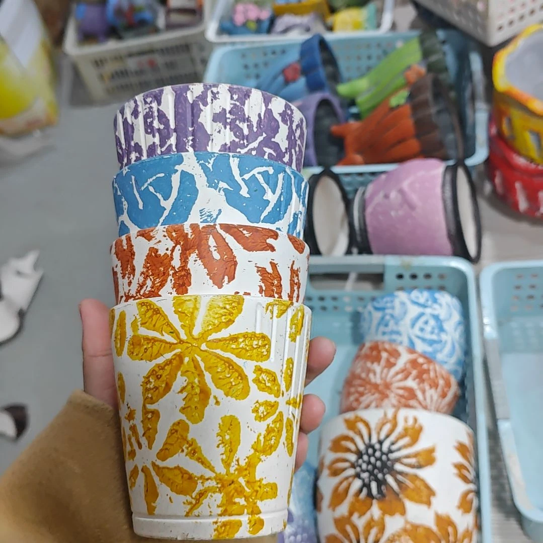 红陶吸水透气的白陶花盆凑满12发货
