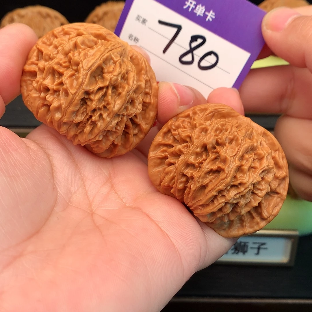 吊坠文玩核桃780号盘龙纹47