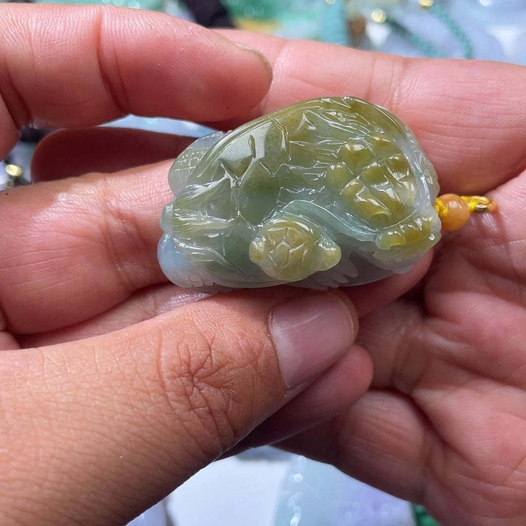 颈饰未镶嵌翡翠翡玉缘翡翠