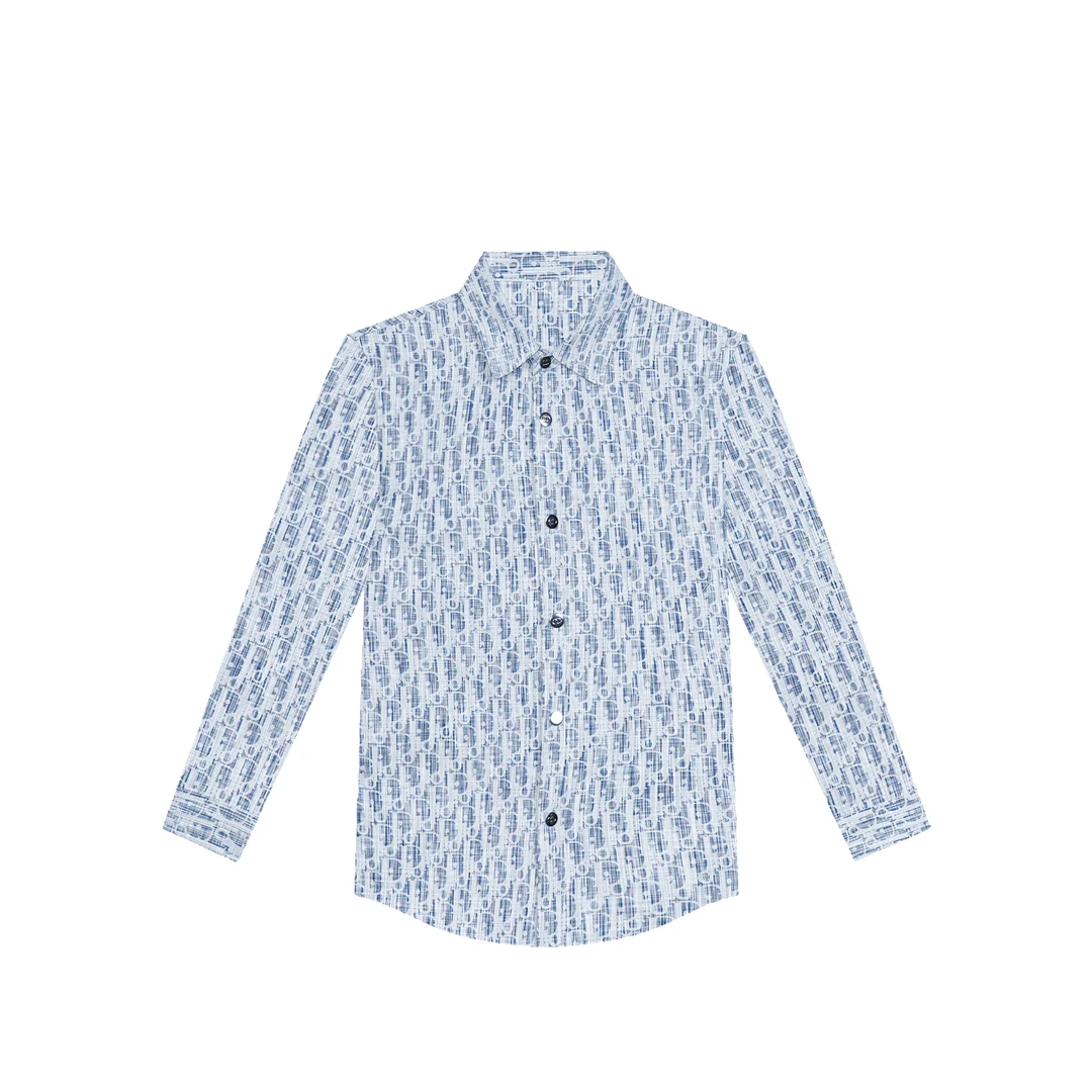 DIORA HEALY/迪奥海莉经典满印男装长袖衬衫外套3318361346