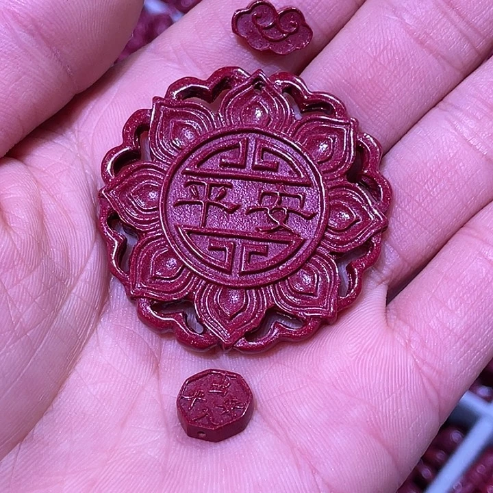 天然辰砂如意平安出入平安车挂