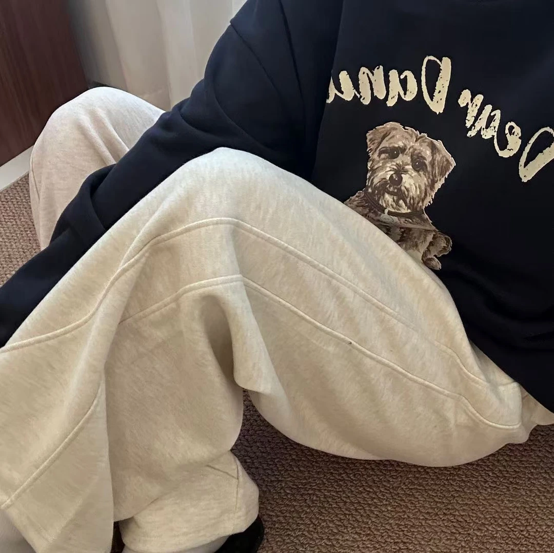 【Halo】stet家韩系软糯阔腿裤