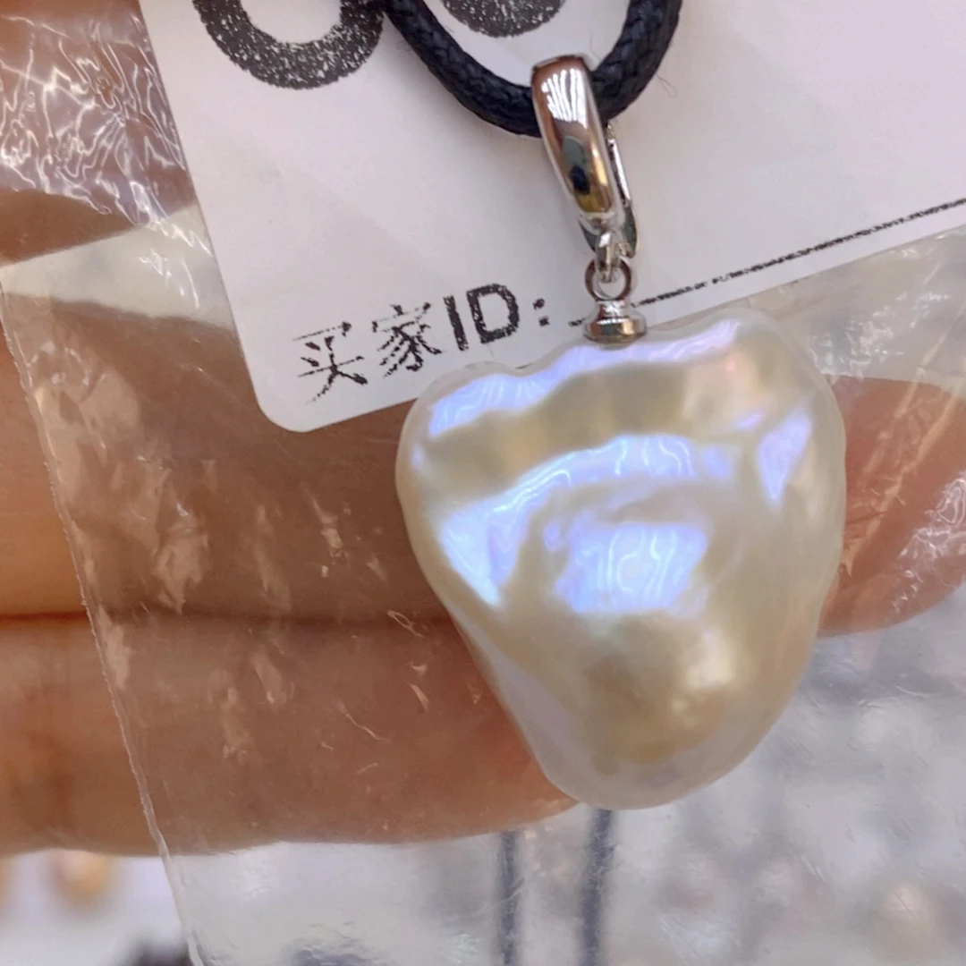 颈饰银S925镶嵌淡水珍珠