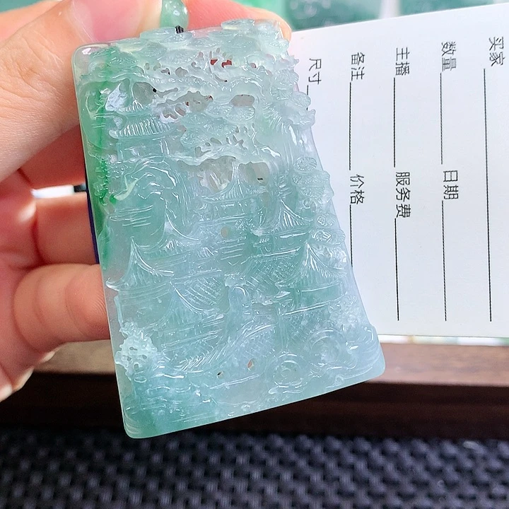 颈饰未镶嵌翡翠翡翠