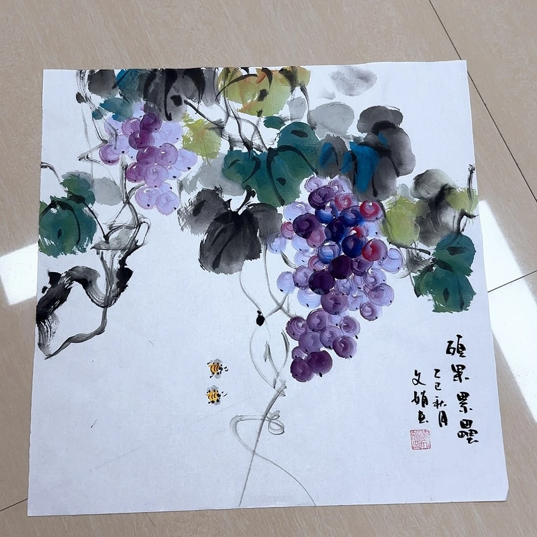 国画国画作品展。国画