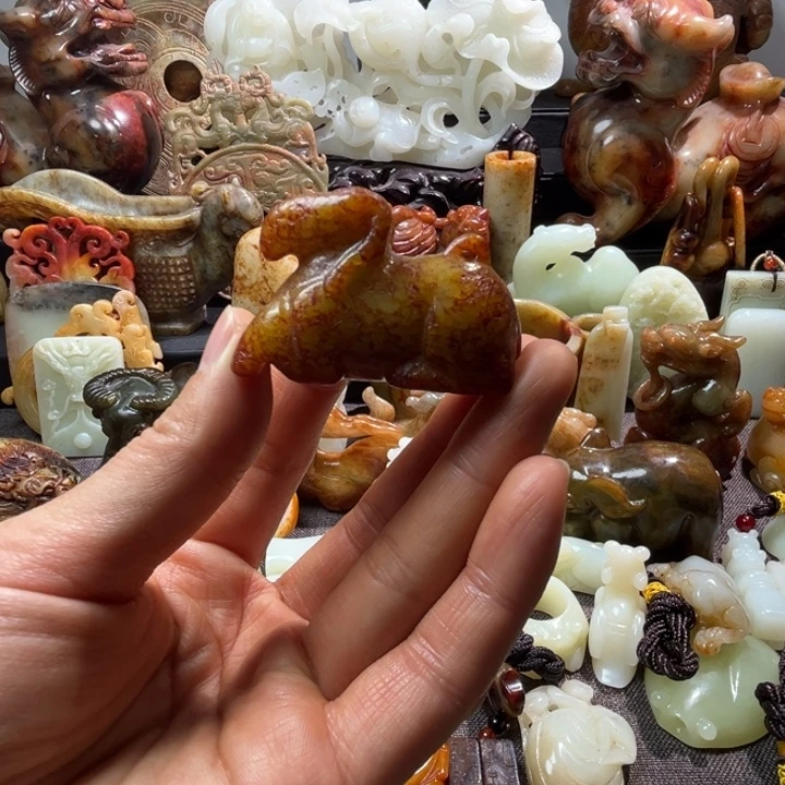 和田玉未镶嵌挂件