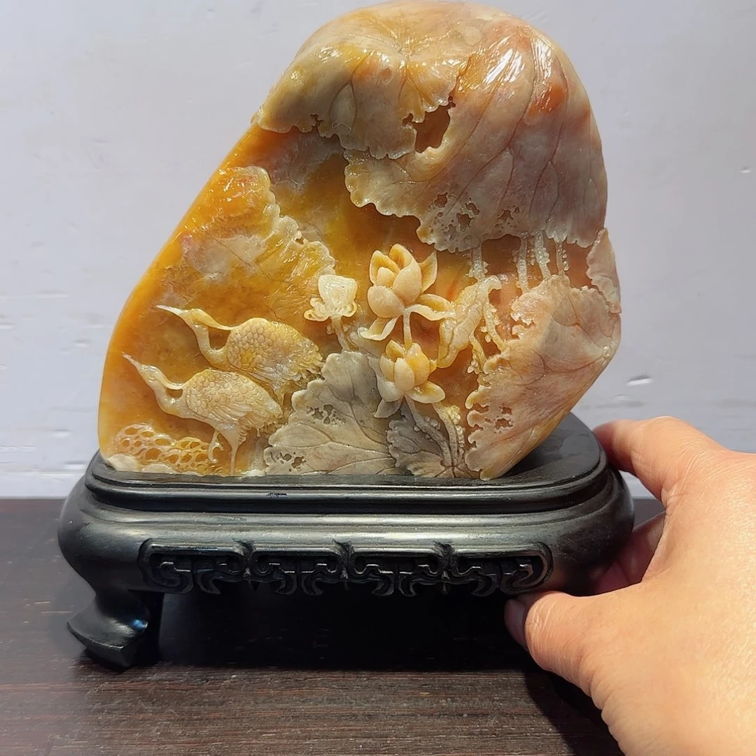 寿山石用***发寿山石摆件