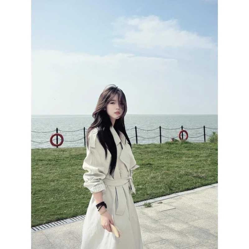 *尹千金*【触不可及】秋天的第一件风衣温柔美丽大方F257337