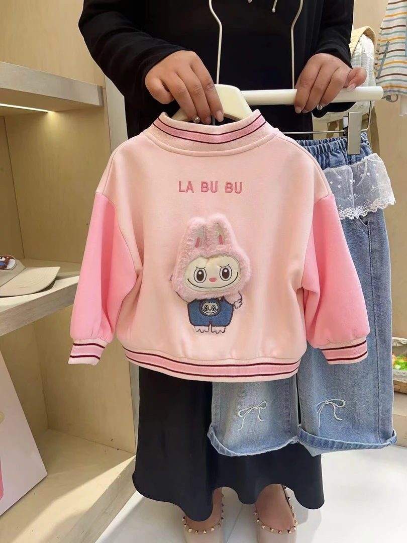 【BaoBao】秋款女童拉布布可爱棒球服外套5573