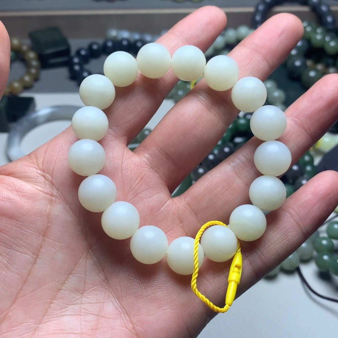 和田玉未镶嵌手链