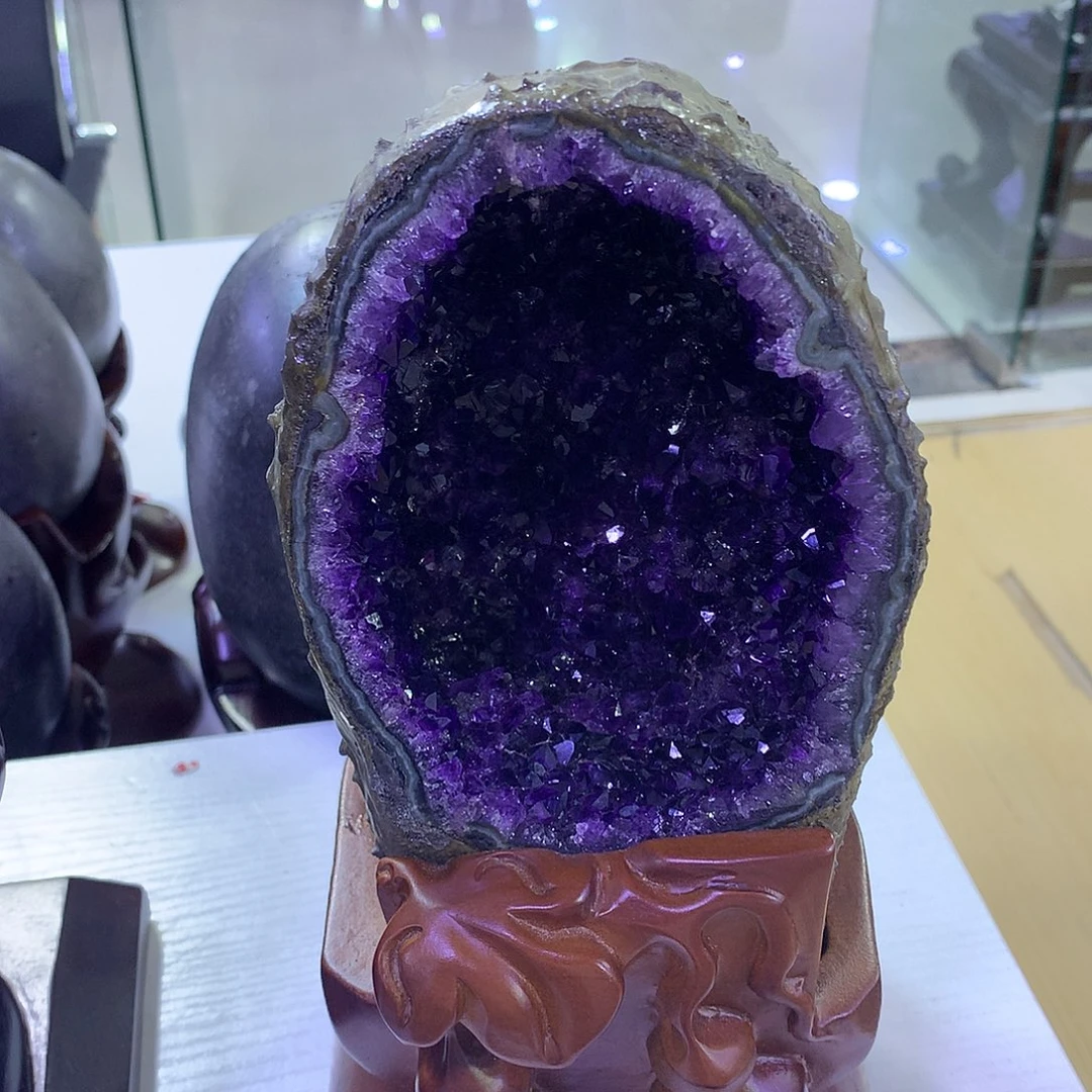 未镶嵌大型摆件（非配饰）紫晶