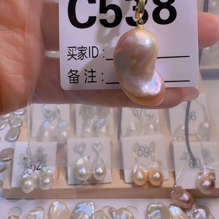 淡水珍珠银S925镶嵌颈饰