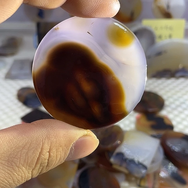 玛瑙/玉髓合金颈饰