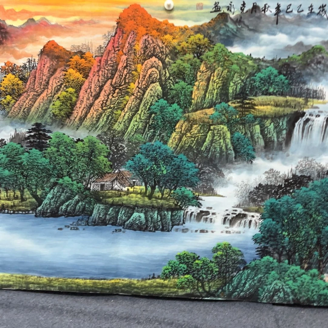 国画国画作品老师手绘