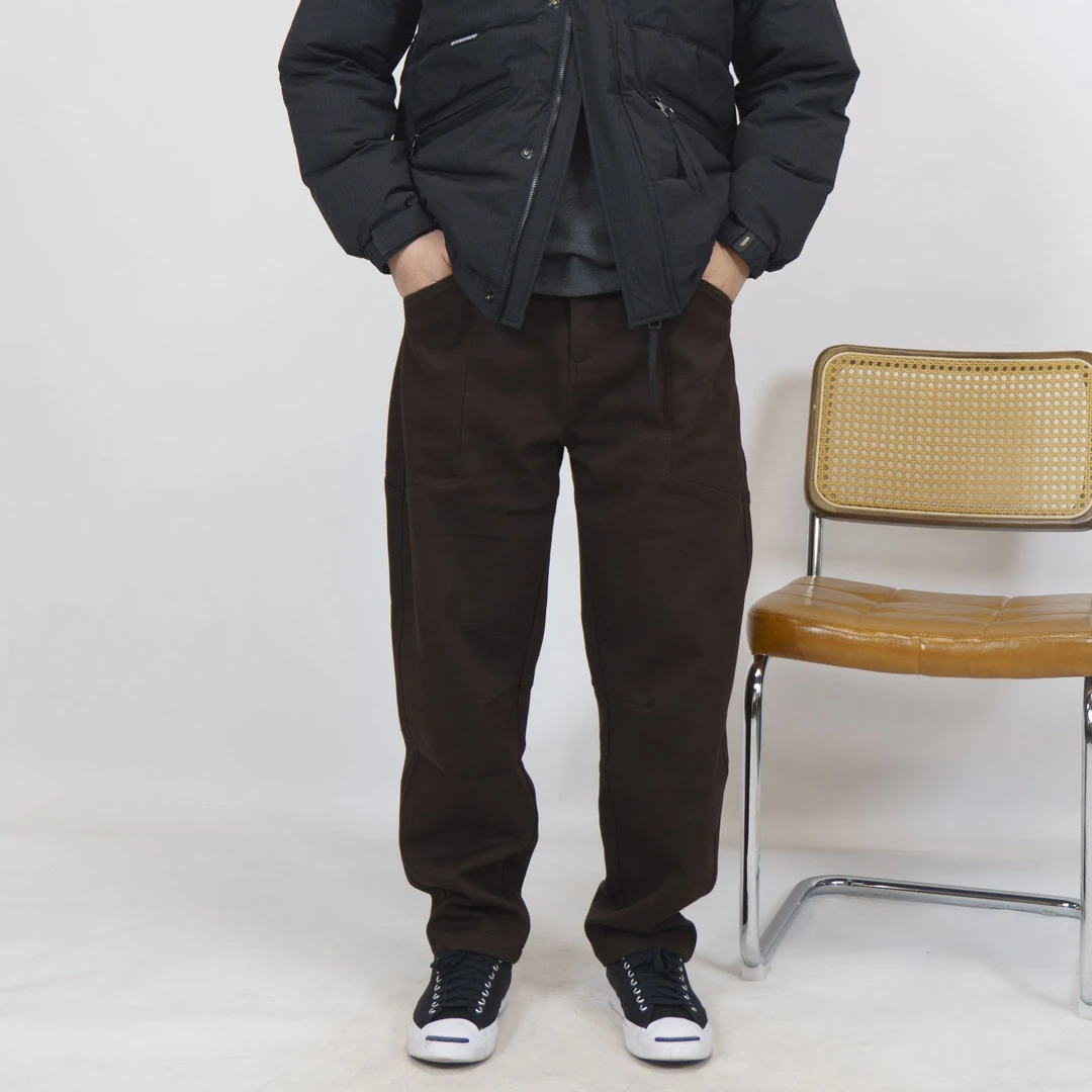 DJ加绒加厚【89137微锥抽绳秋冬厚款休闲裤】微锥水洗百搭