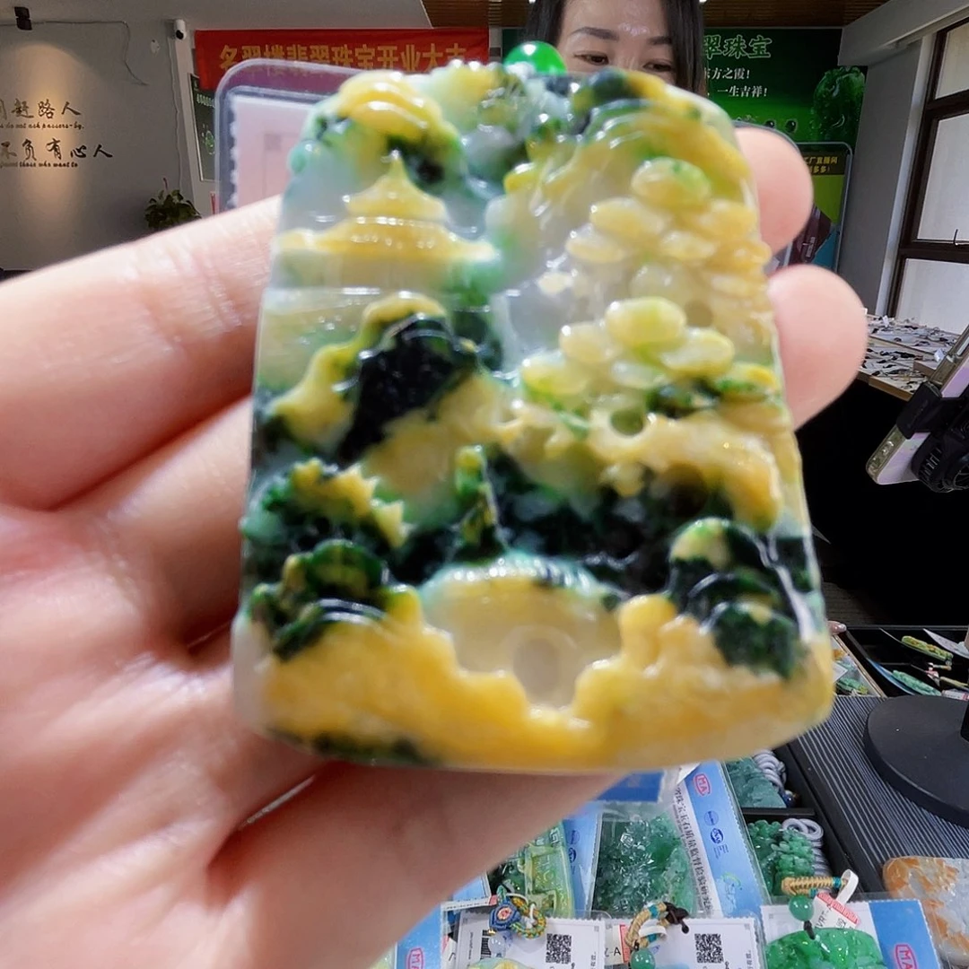 颈饰未镶嵌翡翠翡翠