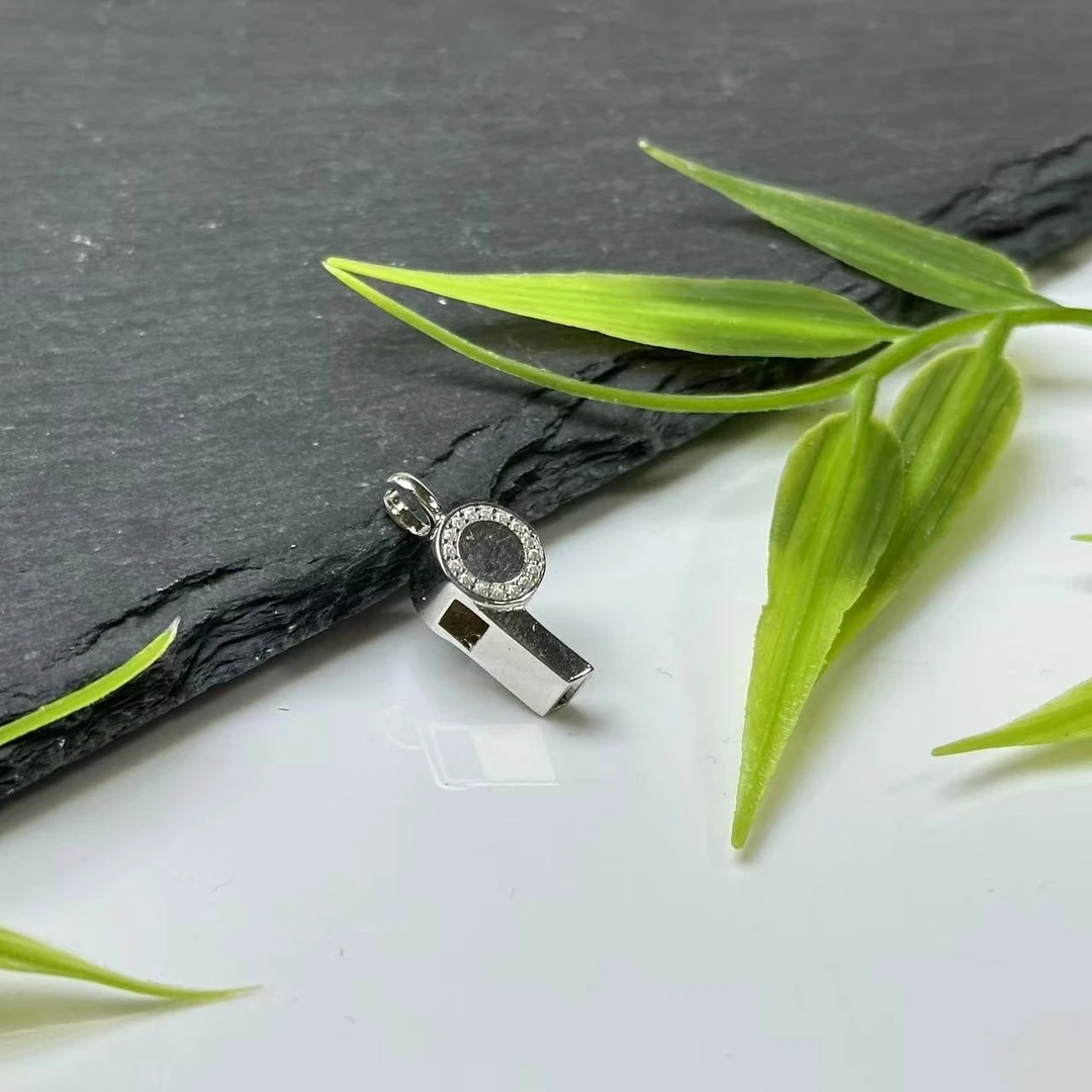 925银银制品 【铭记珠宝】S925银口哨吊坠5-2DM249H367【约19mm】