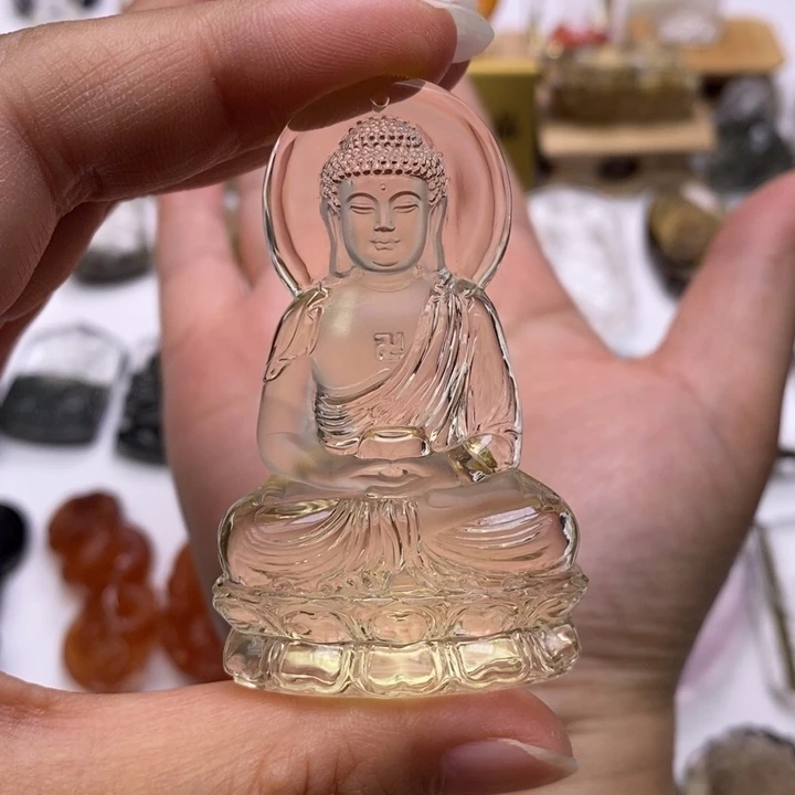 未镶嵌颈饰水晶东****院定制
