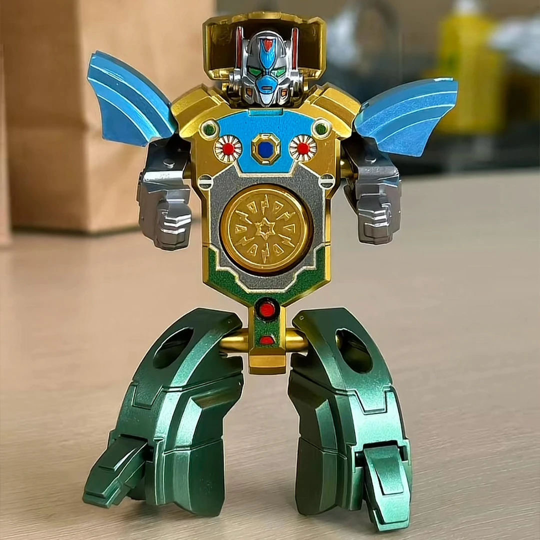 新款变形机器人指尖陀螺手指旋转变形二合一男孩解压神器玩具礼物