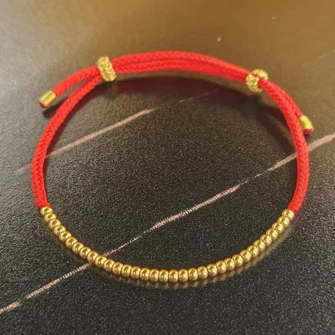 足金卡2小金珠百搭精美小金珠时尚气质款ZB30047