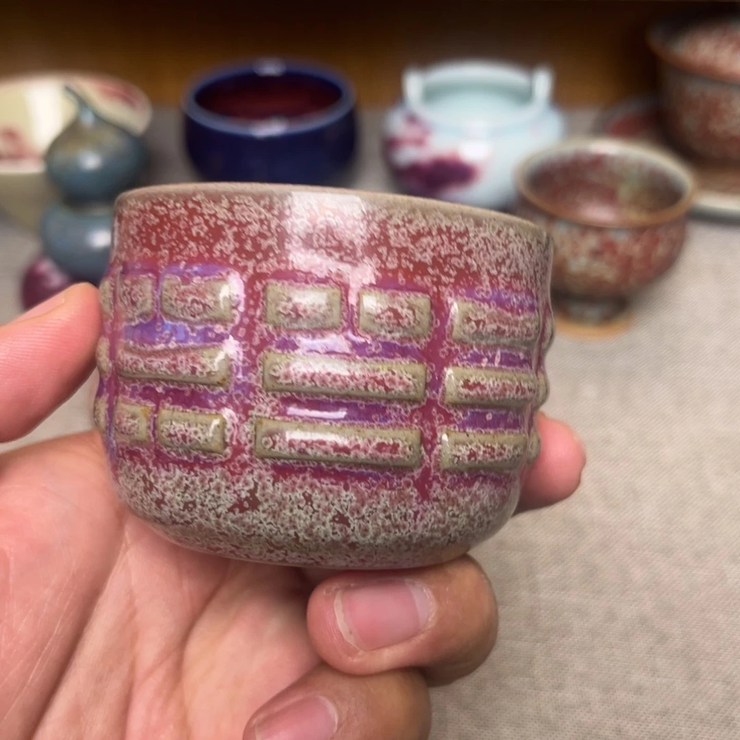 钧瓷手工制作烧制的