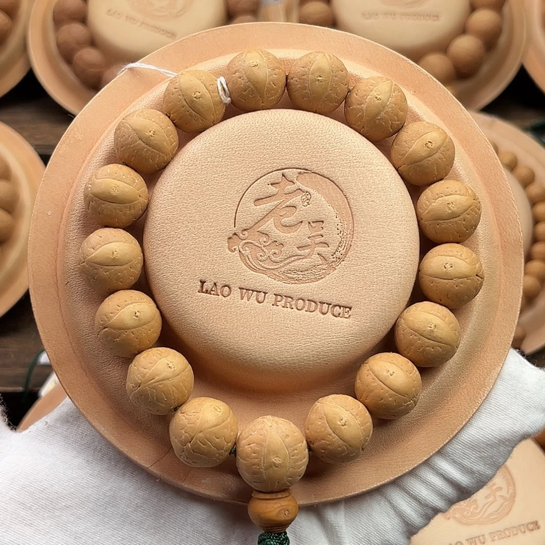 凤眼菩提手串头货15mm玉化皮质毕业级