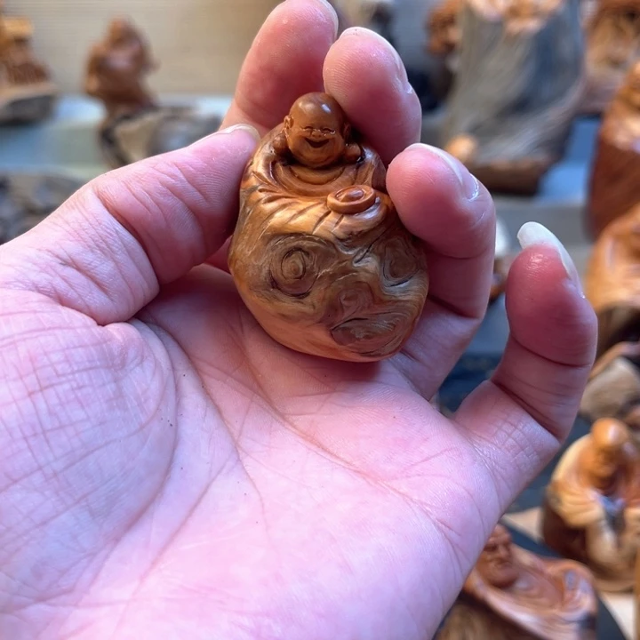 三***发柏木太行崖柏手工雕刻