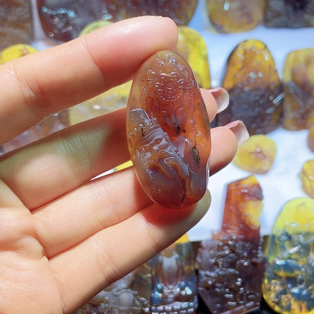 琥珀颈饰未镶嵌拉姆