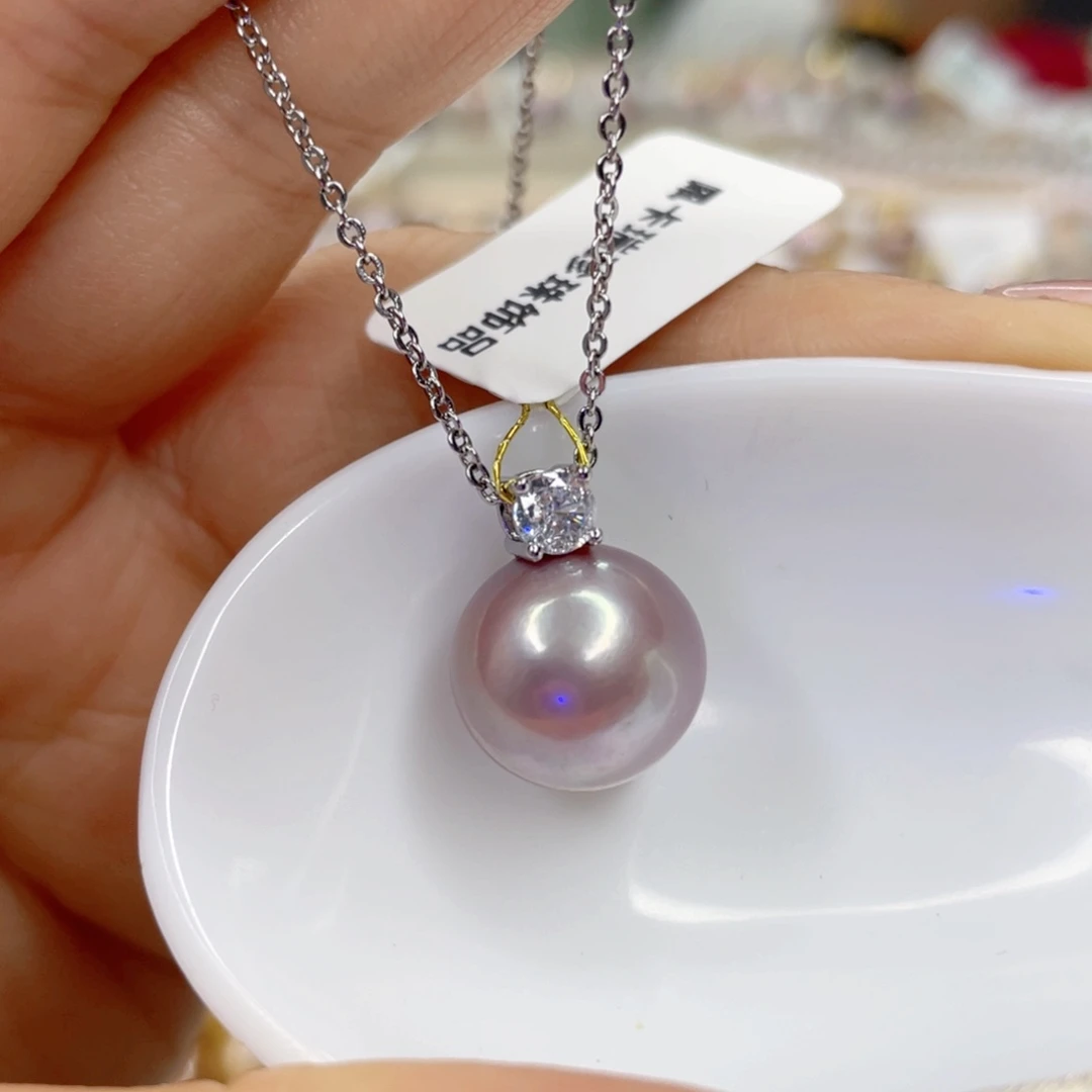 淡水珍珠未镶嵌吊坠(赠链)