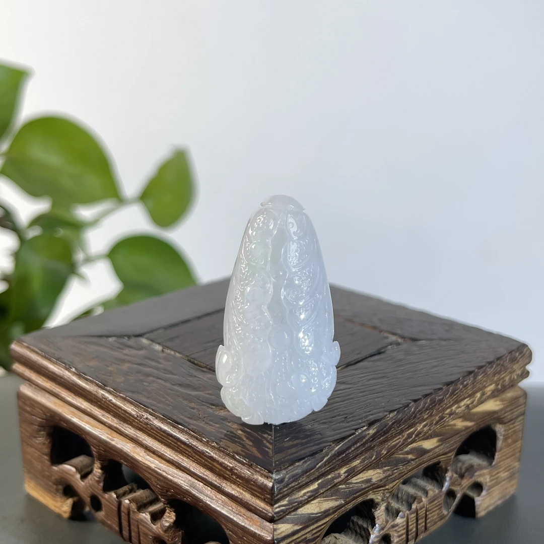 JYW03-015  天然翡翠缅甸A货 百财聚来